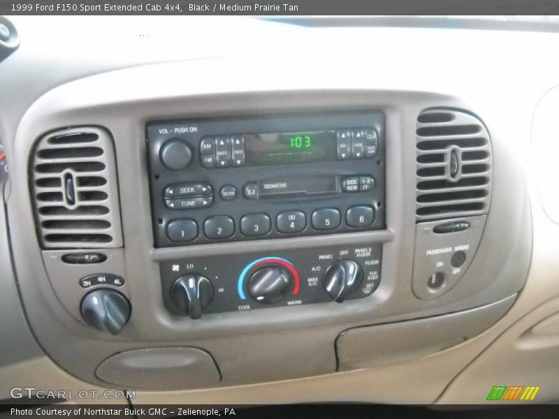 Black / Medium Prairie Tan 1999 Ford F150 Sport Extended Cab 4x4