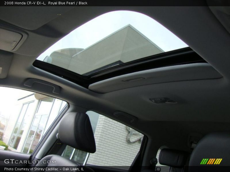 Royal Blue Pearl / Black 2008 Honda CR-V EX-L