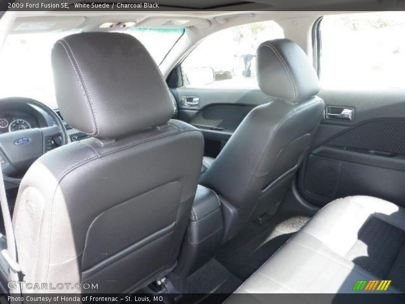 White Suede / Charcoal Black 2009 Ford Fusion SE