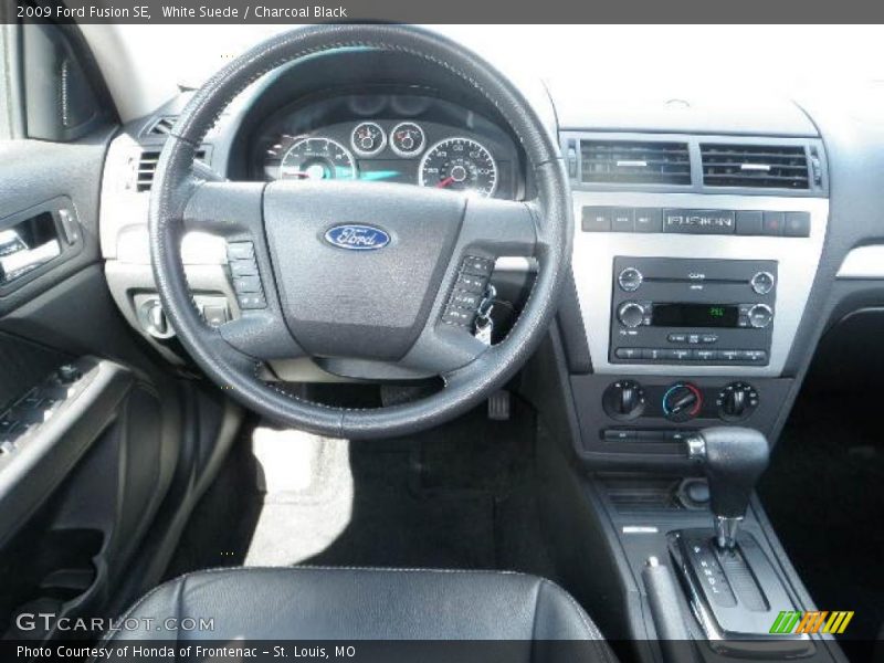 White Suede / Charcoal Black 2009 Ford Fusion SE