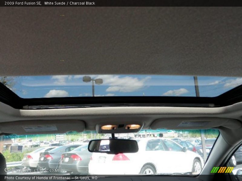 White Suede / Charcoal Black 2009 Ford Fusion SE