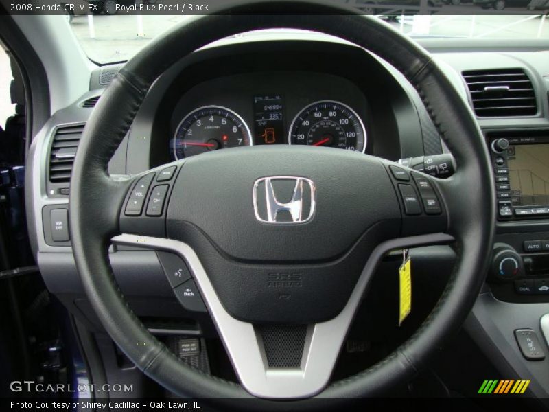 Royal Blue Pearl / Black 2008 Honda CR-V EX-L