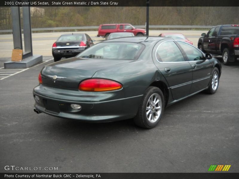 Shale Green Metallic / Dark Slate Gray 2001 Chrysler LHS Sedan