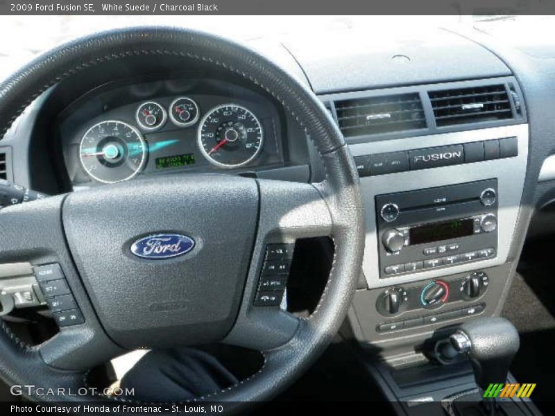 White Suede / Charcoal Black 2009 Ford Fusion SE
