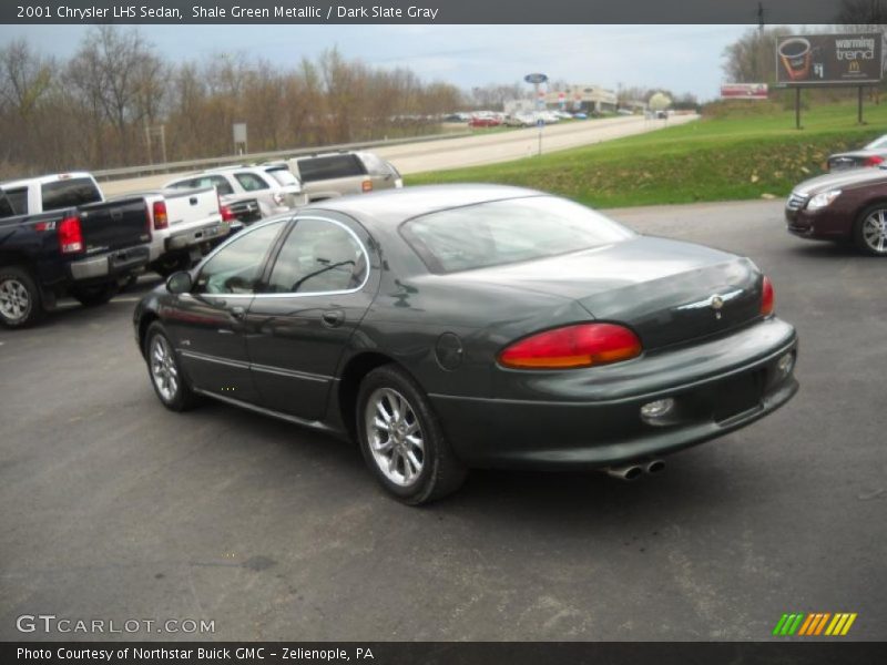 Shale Green Metallic / Dark Slate Gray 2001 Chrysler LHS Sedan