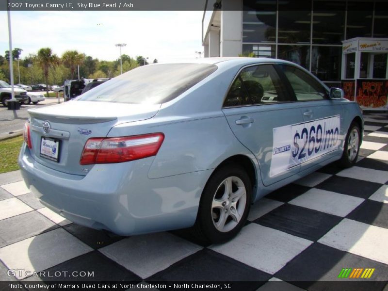 Sky Blue Pearl / Ash 2007 Toyota Camry LE