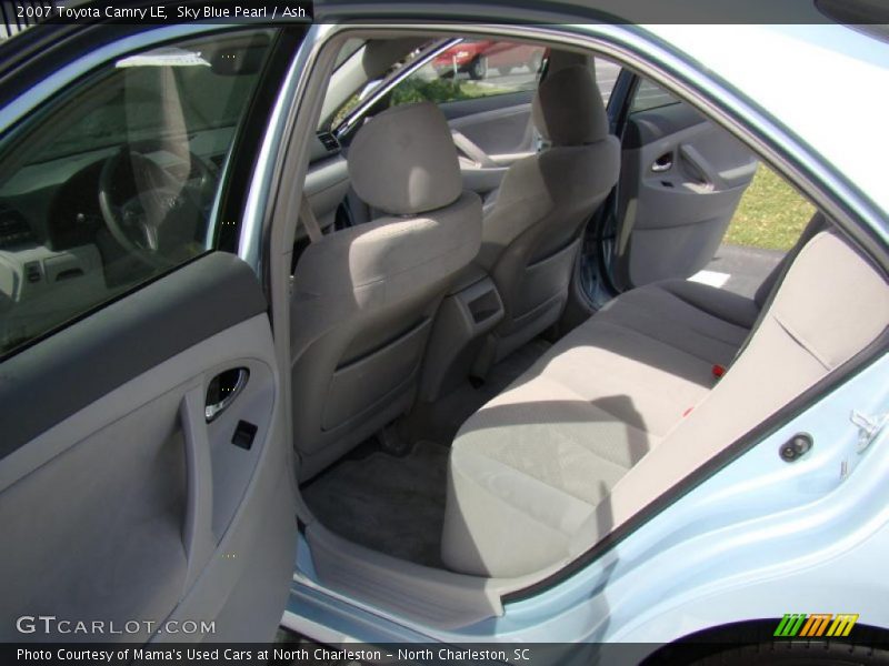 Sky Blue Pearl / Ash 2007 Toyota Camry LE