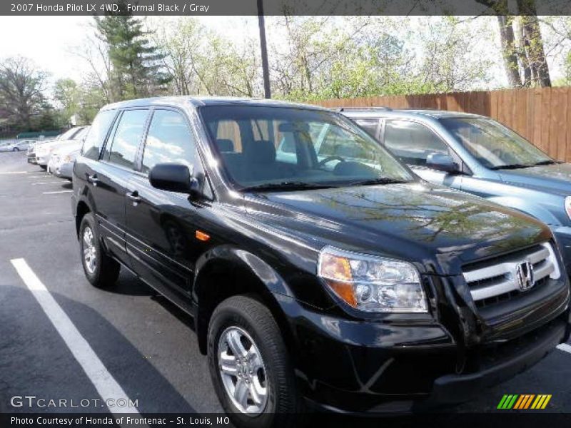 Formal Black / Gray 2007 Honda Pilot LX 4WD