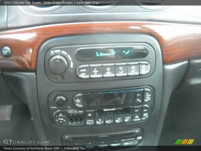 Shale Green Metallic / Dark Slate Gray 2001 Chrysler LHS Sedan