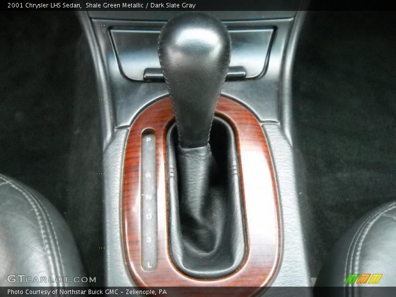 Shale Green Metallic / Dark Slate Gray 2001 Chrysler LHS Sedan