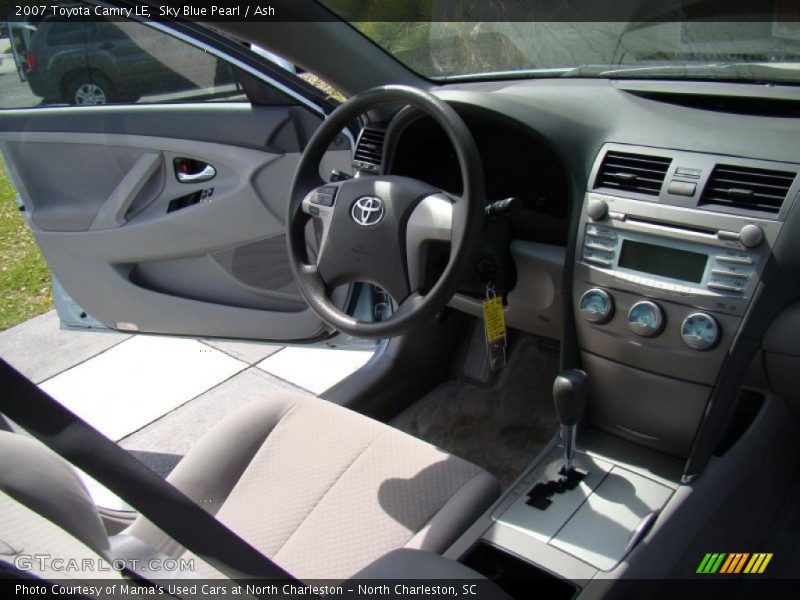 Sky Blue Pearl / Ash 2007 Toyota Camry LE