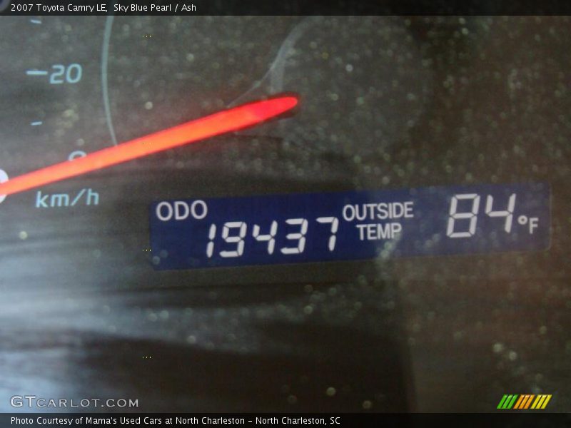 Sky Blue Pearl / Ash 2007 Toyota Camry LE