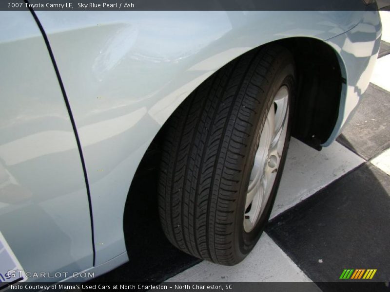 Sky Blue Pearl / Ash 2007 Toyota Camry LE