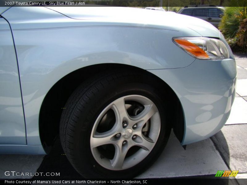 Sky Blue Pearl / Ash 2007 Toyota Camry LE
