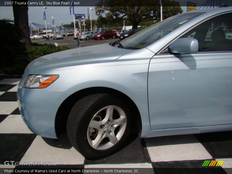 Sky Blue Pearl / Ash 2007 Toyota Camry LE