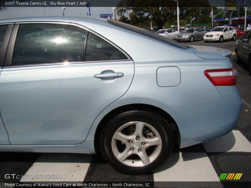 Sky Blue Pearl / Ash 2007 Toyota Camry LE