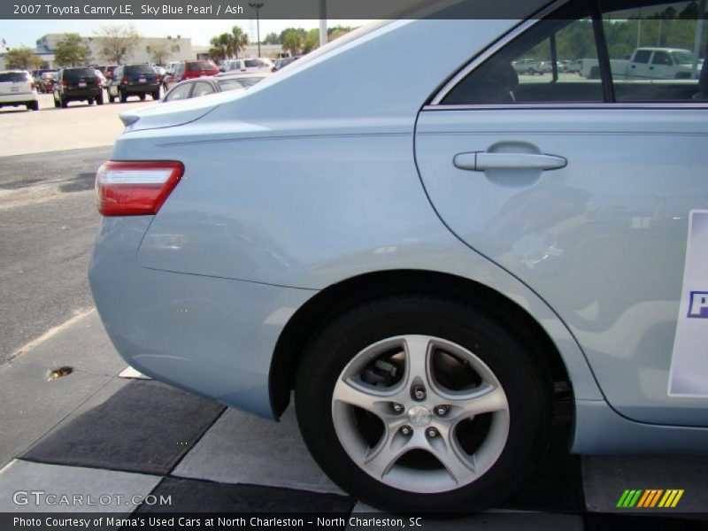 Sky Blue Pearl / Ash 2007 Toyota Camry LE