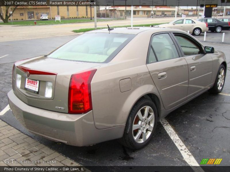 Radiant Bronze / Cashmere 2007 Cadillac CTS Sedan