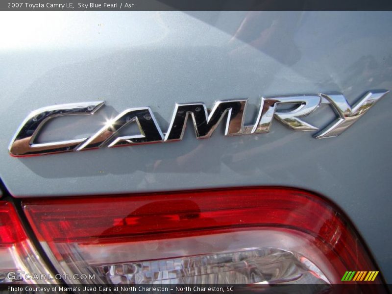 Sky Blue Pearl / Ash 2007 Toyota Camry LE
