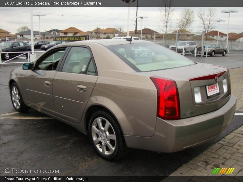Radiant Bronze / Cashmere 2007 Cadillac CTS Sedan