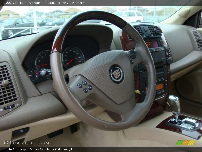 Radiant Bronze / Cashmere 2007 Cadillac CTS Sedan