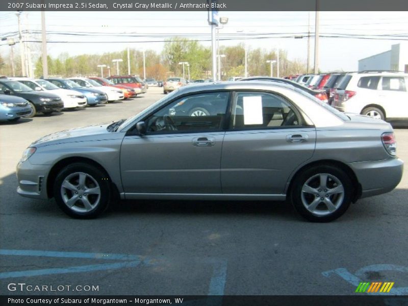 Crystal Gray Metallic / Anthracite Black 2007 Subaru Impreza 2.5i Sedan