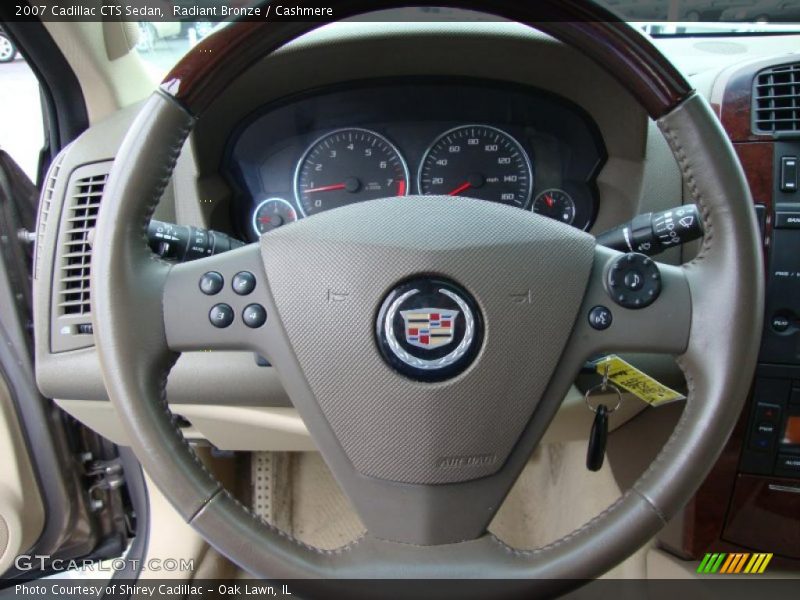 Radiant Bronze / Cashmere 2007 Cadillac CTS Sedan