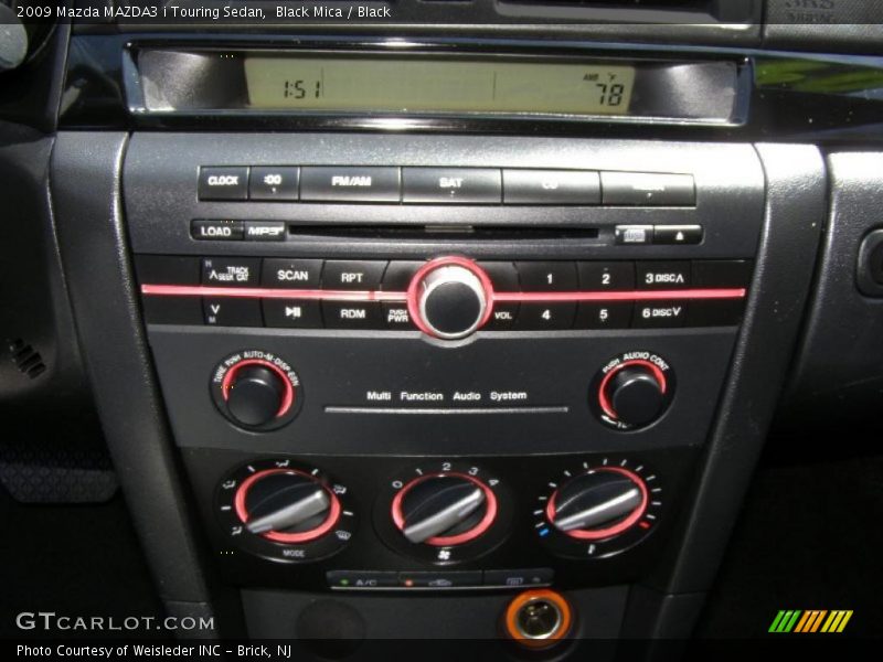 Black Mica / Black 2009 Mazda MAZDA3 i Touring Sedan