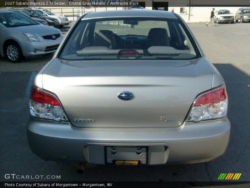 Crystal Gray Metallic / Anthracite Black 2007 Subaru Impreza 2.5i Sedan