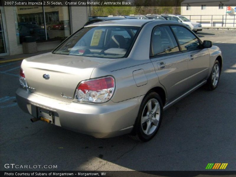 Crystal Gray Metallic / Anthracite Black 2007 Subaru Impreza 2.5i Sedan
