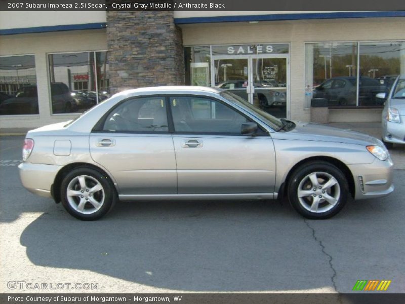 Crystal Gray Metallic / Anthracite Black 2007 Subaru Impreza 2.5i Sedan