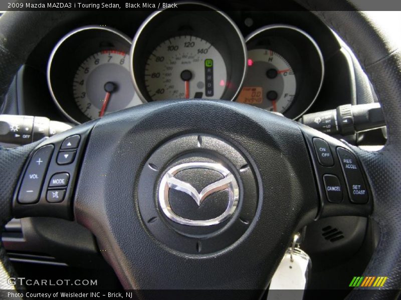 Black Mica / Black 2009 Mazda MAZDA3 i Touring Sedan