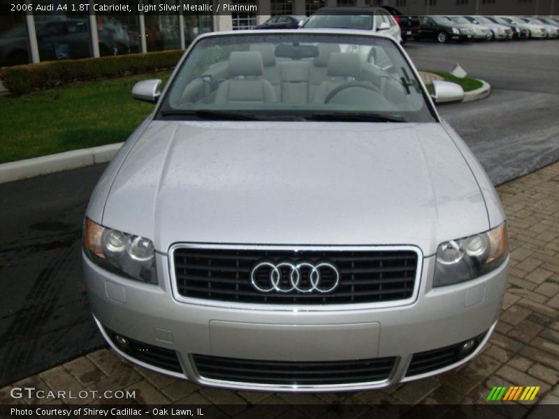 Light Silver Metallic / Platinum 2006 Audi A4 1.8T Cabriolet