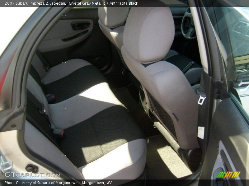 Crystal Gray Metallic / Anthracite Black 2007 Subaru Impreza 2.5i Sedan
