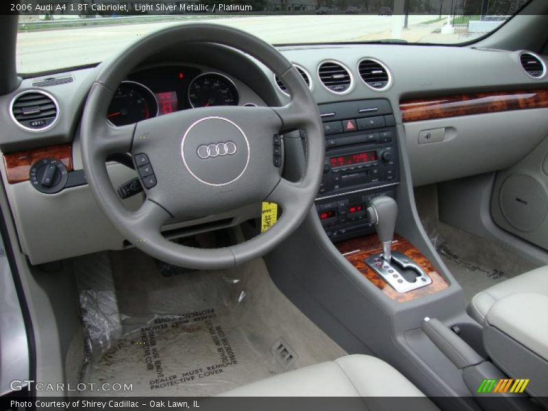 Light Silver Metallic / Platinum 2006 Audi A4 1.8T Cabriolet