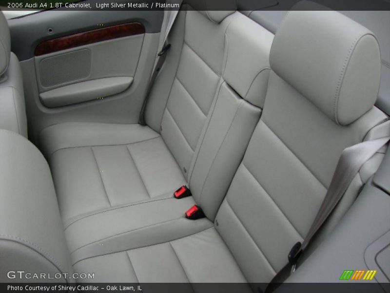 Light Silver Metallic / Platinum 2006 Audi A4 1.8T Cabriolet