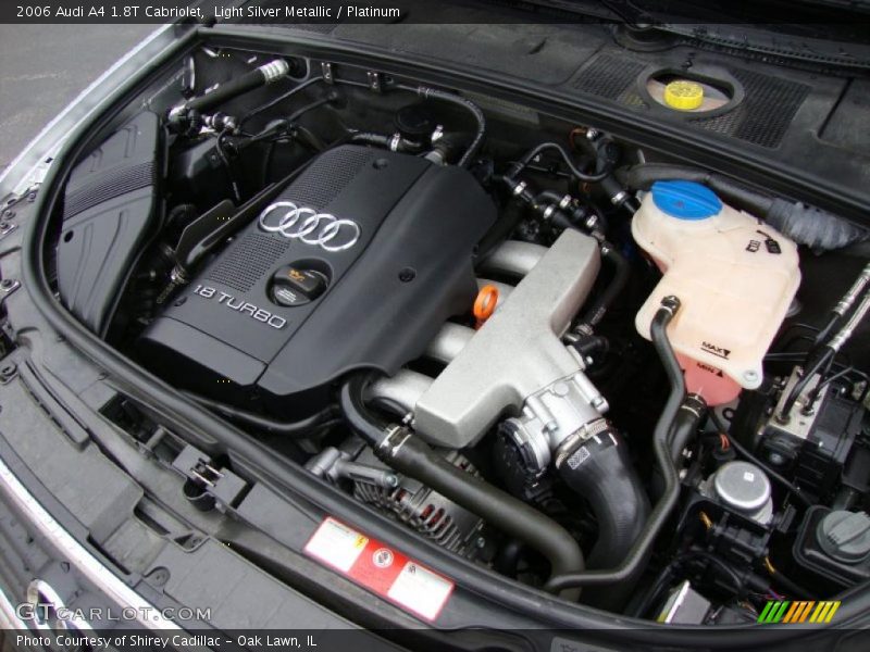Light Silver Metallic / Platinum 2006 Audi A4 1.8T Cabriolet