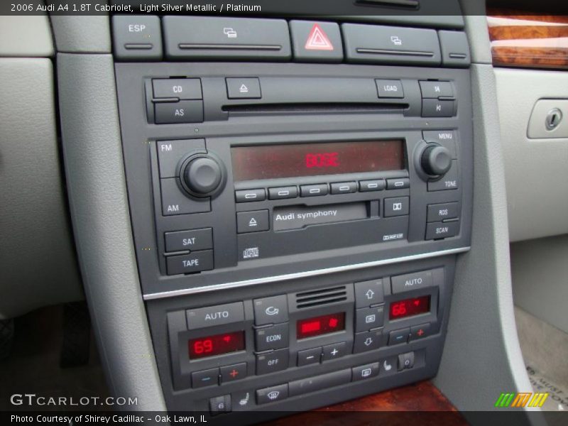 Light Silver Metallic / Platinum 2006 Audi A4 1.8T Cabriolet