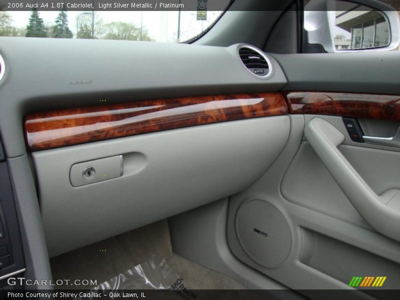 Light Silver Metallic / Platinum 2006 Audi A4 1.8T Cabriolet