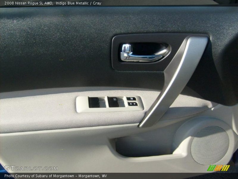 Indigo Blue Metallic / Gray 2008 Nissan Rogue SL AWD