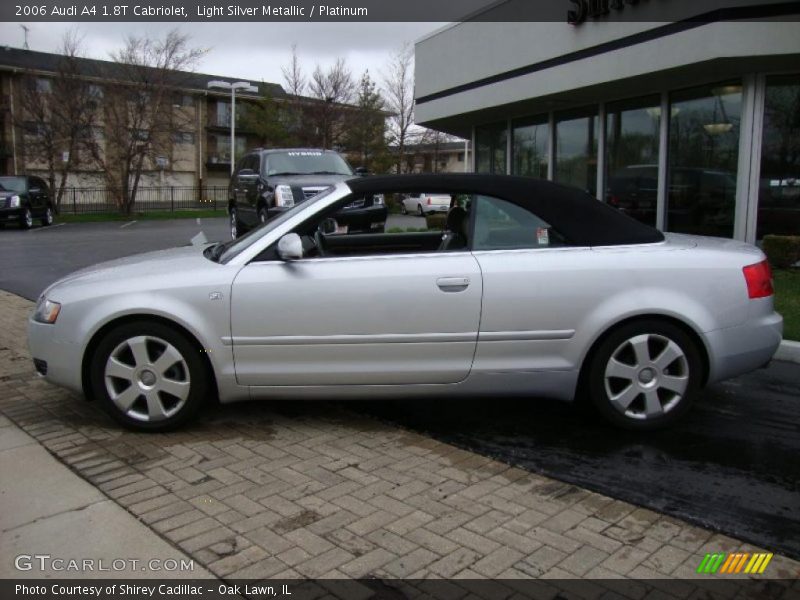 Light Silver Metallic / Platinum 2006 Audi A4 1.8T Cabriolet