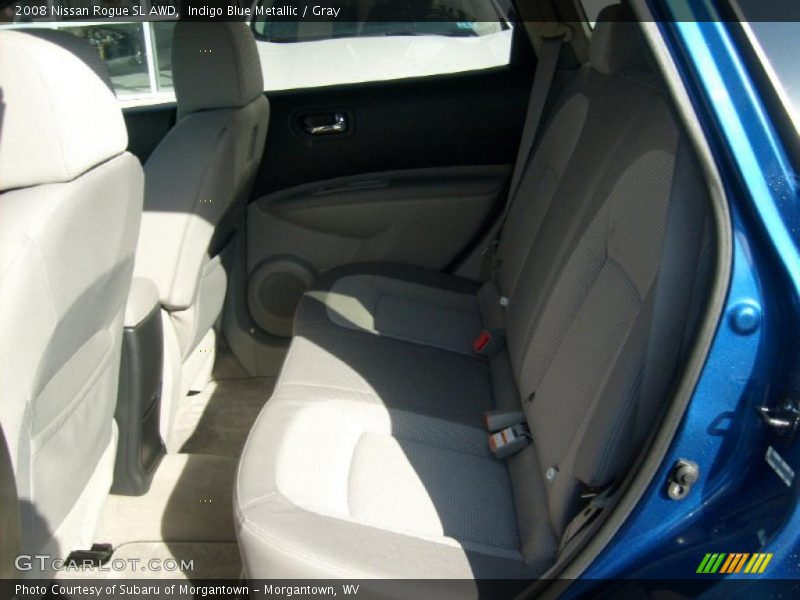 Indigo Blue Metallic / Gray 2008 Nissan Rogue SL AWD