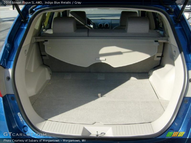 Indigo Blue Metallic / Gray 2008 Nissan Rogue SL AWD