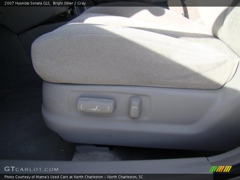 Bright Silver / Gray 2007 Hyundai Sonata GLS