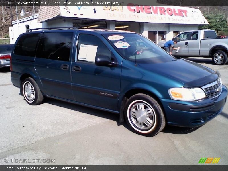 Dark Tropic Teal Metallic / Medium Gray 2003 Chevrolet Venture LS