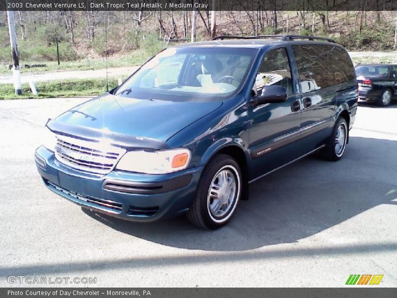 Dark Tropic Teal Metallic / Medium Gray 2003 Chevrolet Venture LS