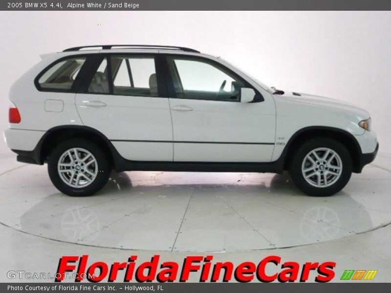 Alpine White / Sand Beige 2005 BMW X5 4.4i