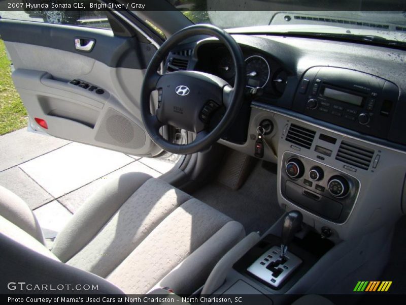 Bright Silver / Gray 2007 Hyundai Sonata GLS