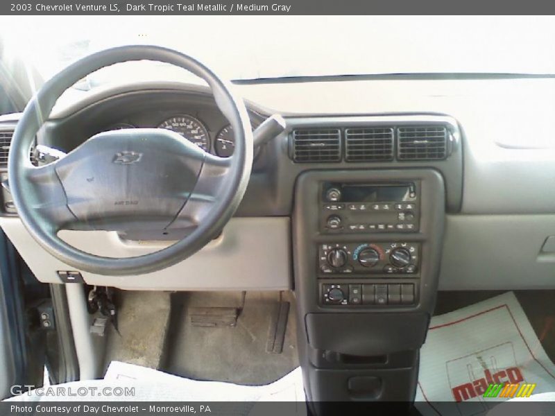 Dark Tropic Teal Metallic / Medium Gray 2003 Chevrolet Venture LS