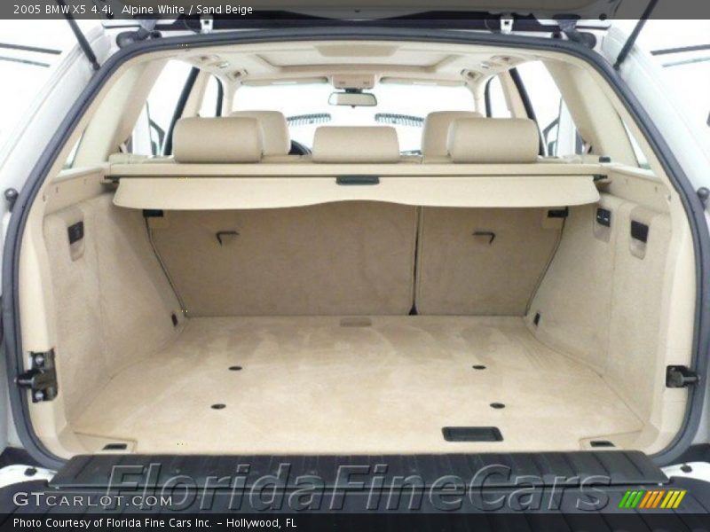 Alpine White / Sand Beige 2005 BMW X5 4.4i